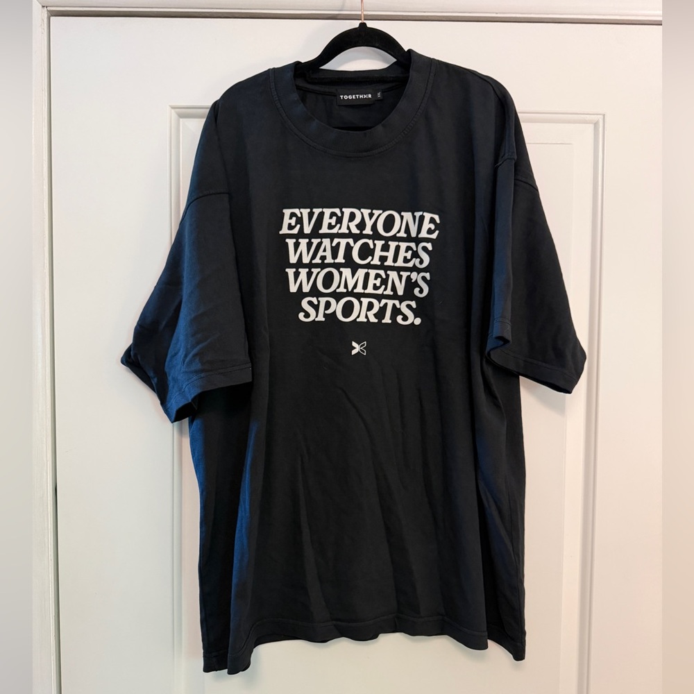 Women’s Sports Black Graphic Tee